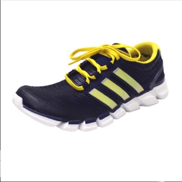 adidas Other - 💕HP💕Blue and yellow Adidas Adipure Sneaker